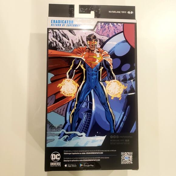 🗨 Mcfarlane Toys DC Multiverse Eradicator Platinum Edition Chase 7" Figure - Picture 2 of 5